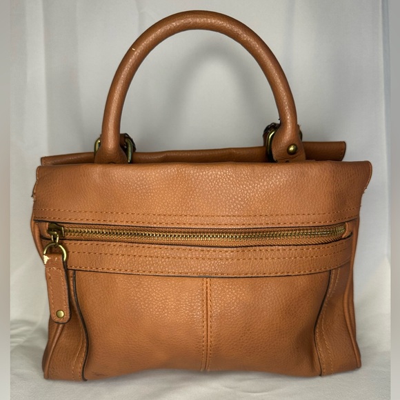 Merona Tan Satchel Bag - Picture 1 of 10